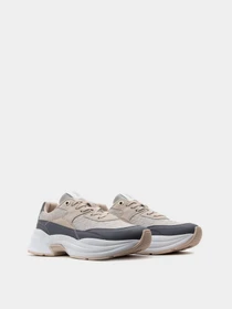 Кроссовки Tommy Hilfiger Monogram Chunky Sole Mid-Top Trainers модель FW0FW07572-PTP Фото