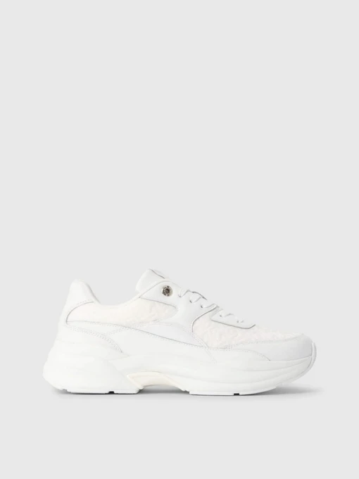Кроссовки Tommy Hilfiger Monogram Chunky Sole Mid-Top Trainers модель FW0FW07572-YBS Фото