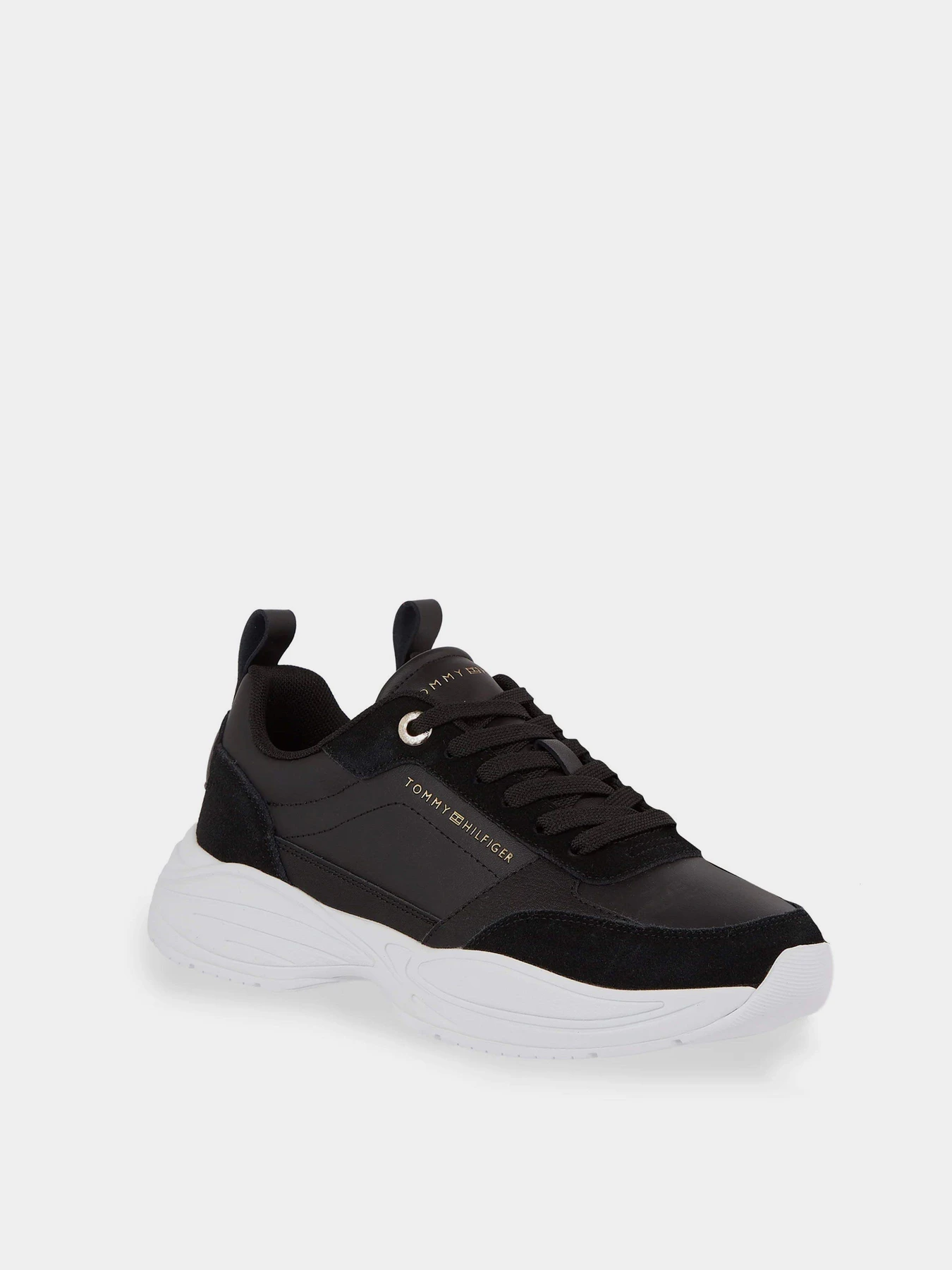 Кроссовки Tommy Hilfiger Essential Leather Runner Trainers модель FW0FW07587-BDS Кроссовки Tommy Hilfiger Essential Leather Runner Trainers модель FW0FW07587-BDS Фото