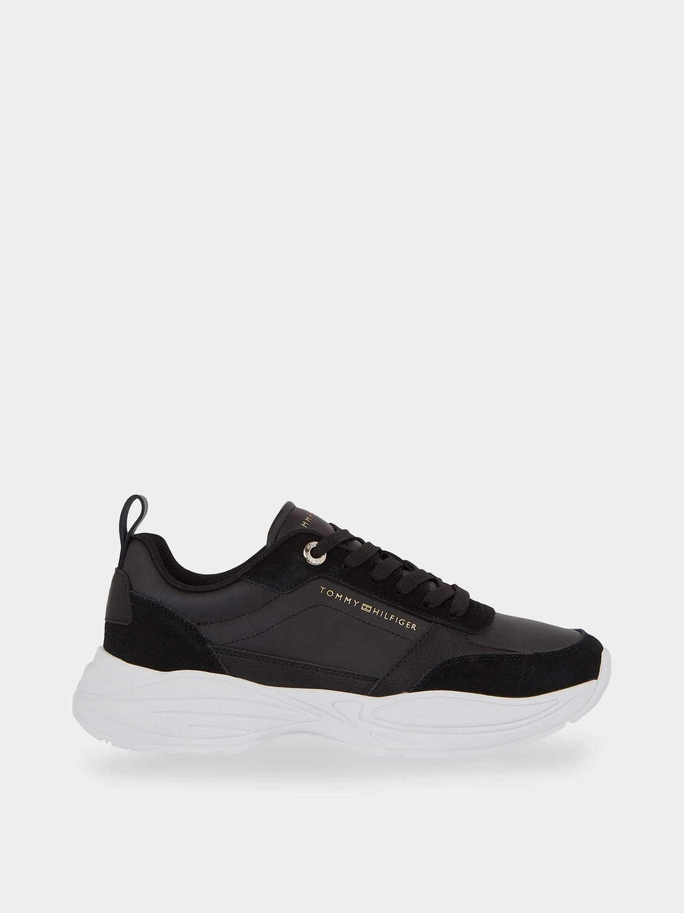 Кроссовки Tommy Hilfiger Essential Leather Runner Trainers модель FW0FW07587-BDS Кроссовки Tommy Hilfiger Essential Leather Runner Trainers модель FW0FW07587-BDS Фото