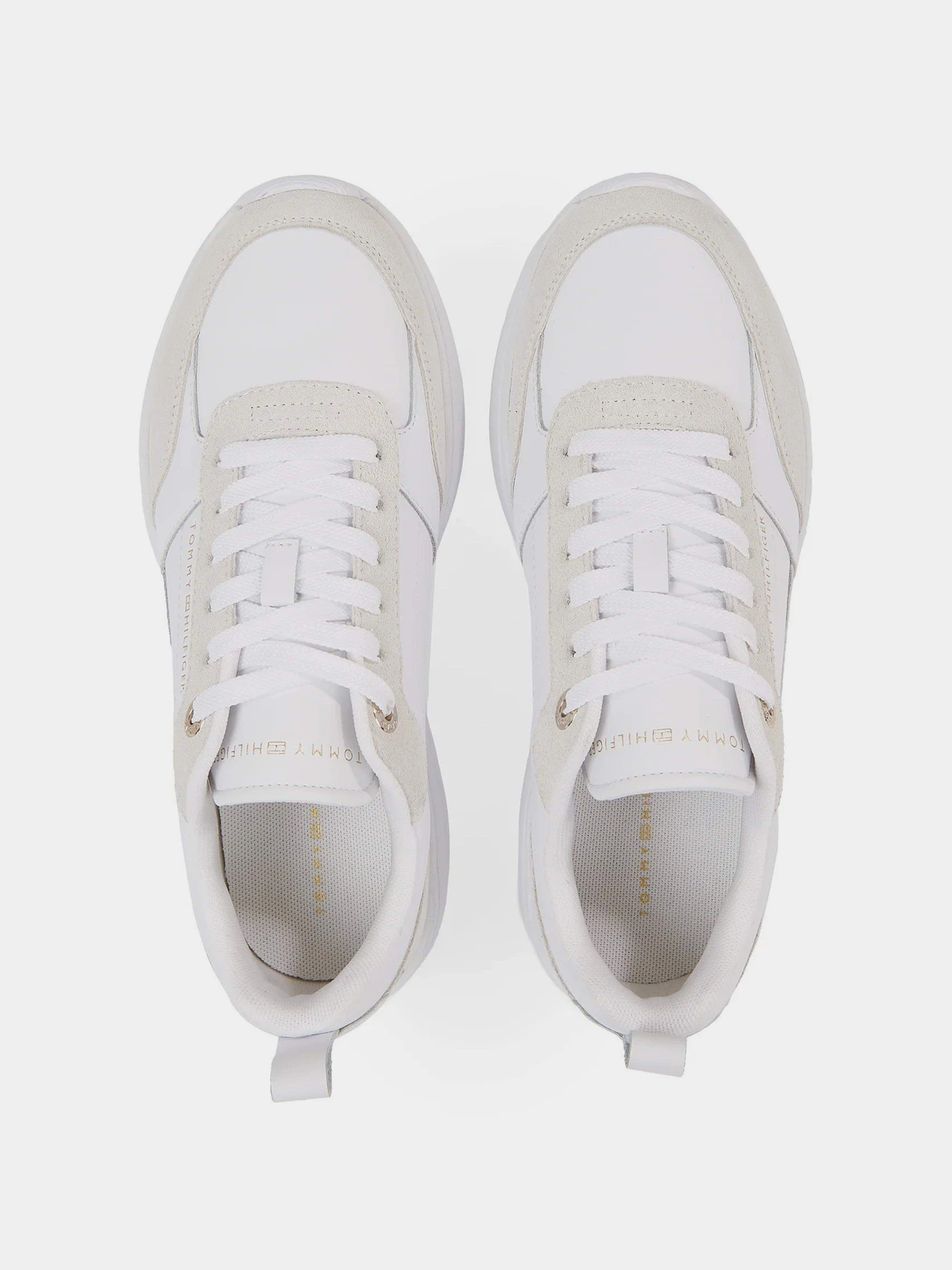 Кроссовки Tommy Hilfiger Essential Leather Runner Trainers модель FW0FW07587-YBS Кроссовки Tommy Hilfiger Essential Leather Runner Trainers модель FW0FW07587-YBS Фото