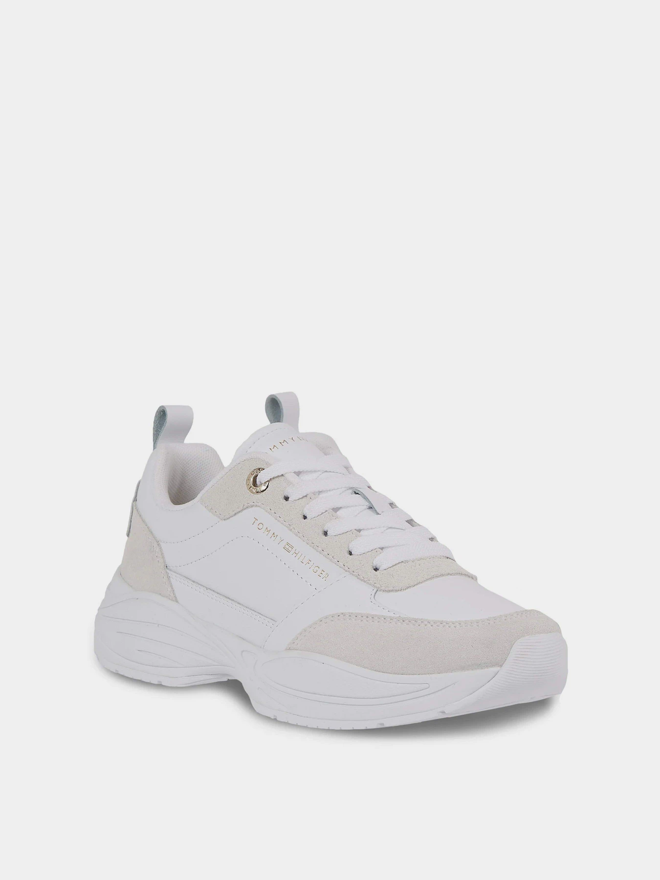 Кроссовки Tommy Hilfiger Essential Leather Runner Trainers модель FW0FW07587-YBS Кроссовки Tommy Hilfiger Essential Leather Runner Trainers модель FW0FW07587-YBS Фото