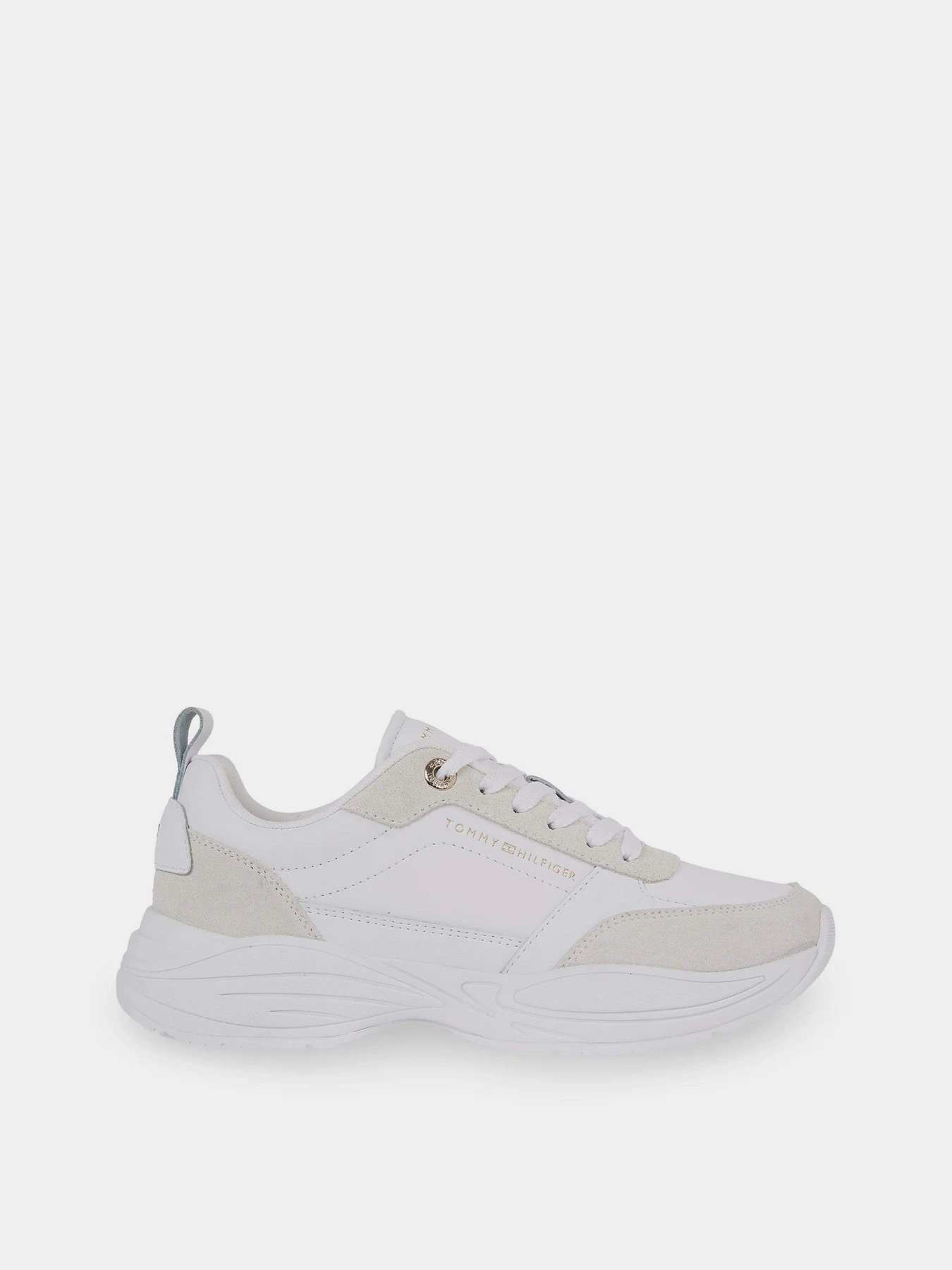 Кроссовки Tommy Hilfiger Essential Leather Runner Trainers модель FW0FW07587-YBS Кроссовки Tommy Hilfiger Essential Leather Runner Trainers модель FW0FW07587-YBS Фото