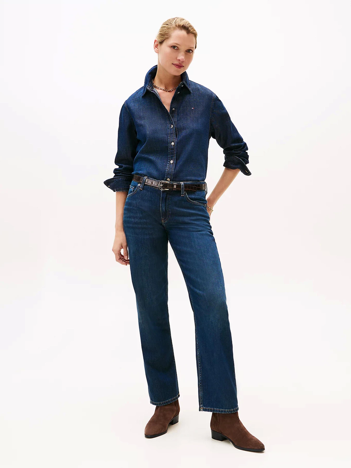 Ботинки и сапоги Tommy Hilfiger модель FW0FW08981-GV0 Ботинки и сапоги Tommy Hilfiger модель FW0FW08981-GV0 Фото
