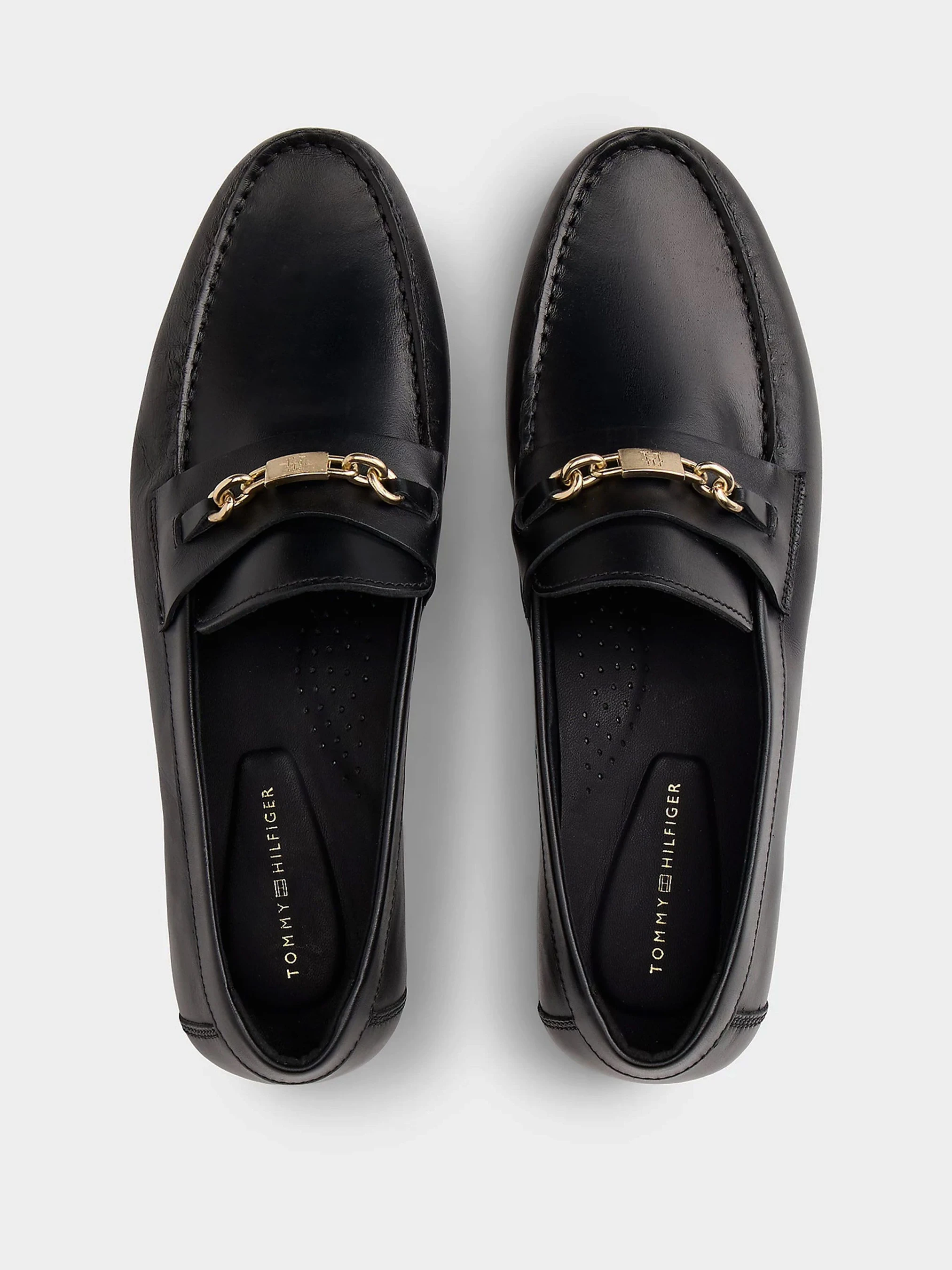 Туфлі та лофери Tommy Hilfiger TH CHAIN LEATHER LOAFER модель FW0FW08956-BDS — фото 4