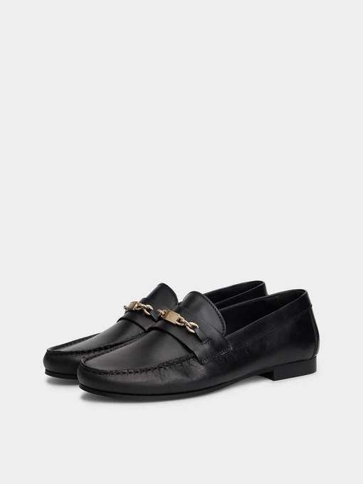 Шкіряні Жіночі Лофери Tommy Hilfiger TH CHAIN LEATHER LOAFER фото 3