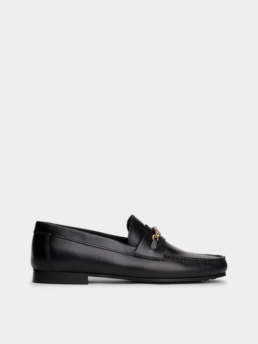 Туфли и лоферы Tommy Hilfiger TH CHAIN LEATHER LOAFER модель FW0FW08956-BDS Фото