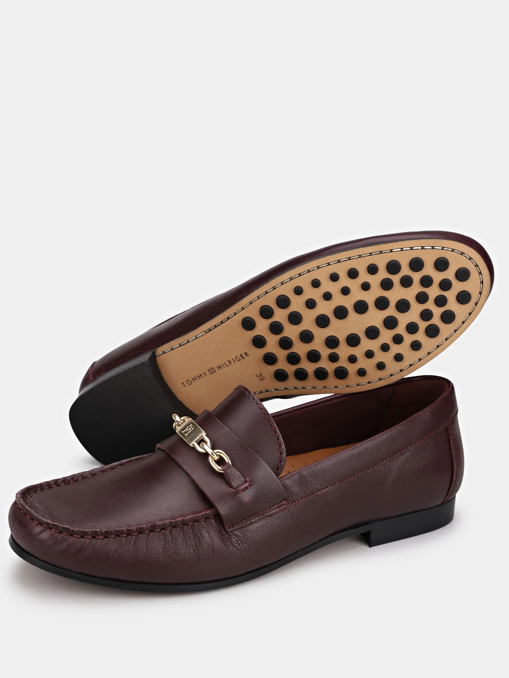 Туфлі та лофери Tommy Hilfiger TH CHAIN LEATHER LOAFER модель FW0FW08956-XI8 — фото 5