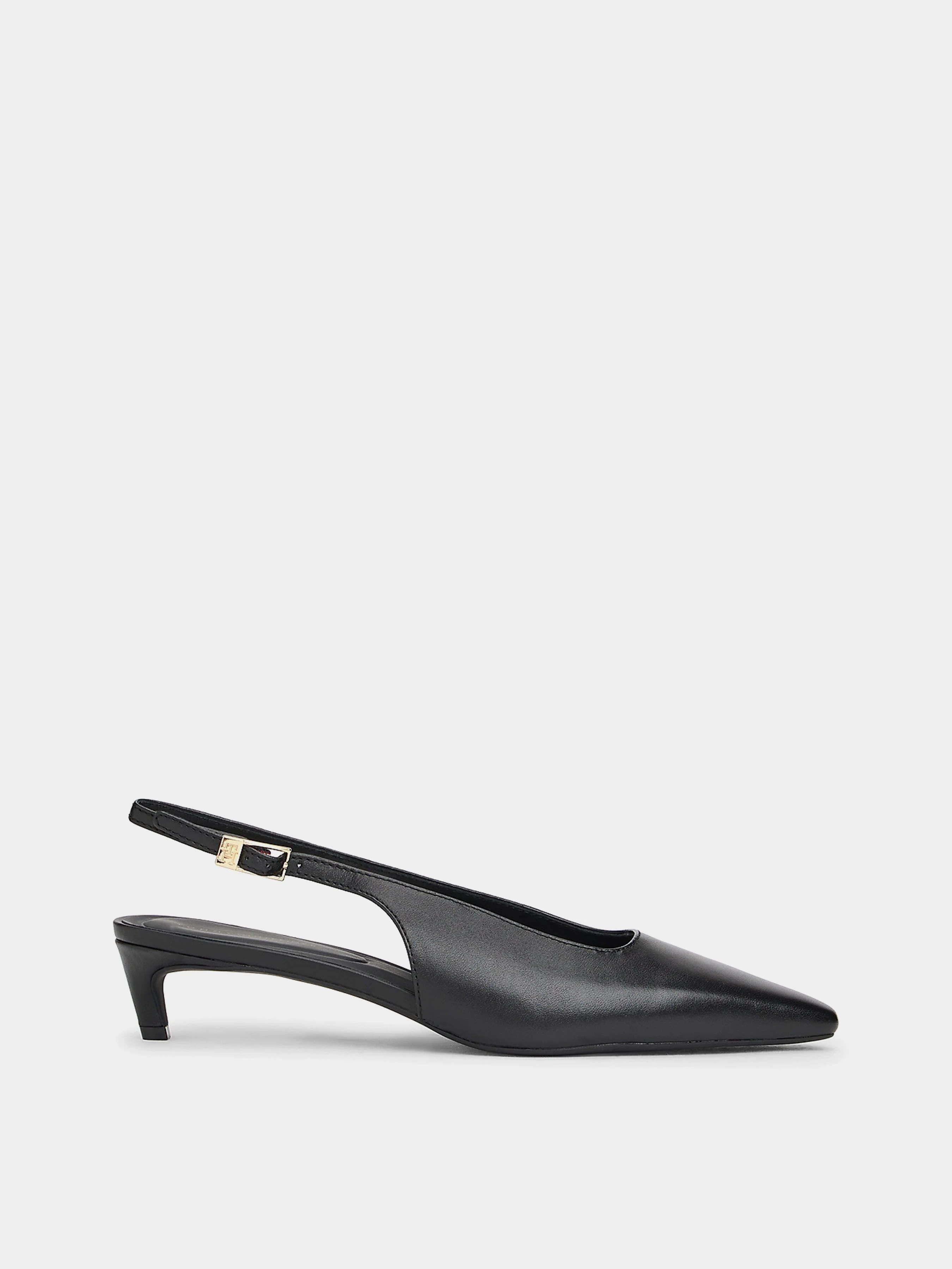 Шкіряні Жіночі Слінгбеки Tommy Hilfiger TH BUCKLE SLINGBACK LOW PUMP