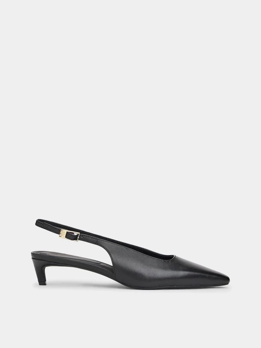 Туфли и лоферы Tommy Hilfiger TH BUCKLE SLINGBACK LOW PUMP модель FW0FW09009-BDS Фото