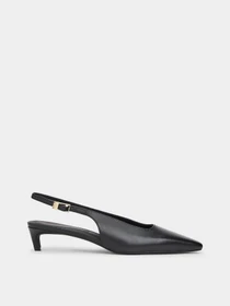 Туфли и лоферы Tommy Hilfiger TH BUCKLE SLINGBACK LOW PUMP модель FW0FW09009-BDS Фото