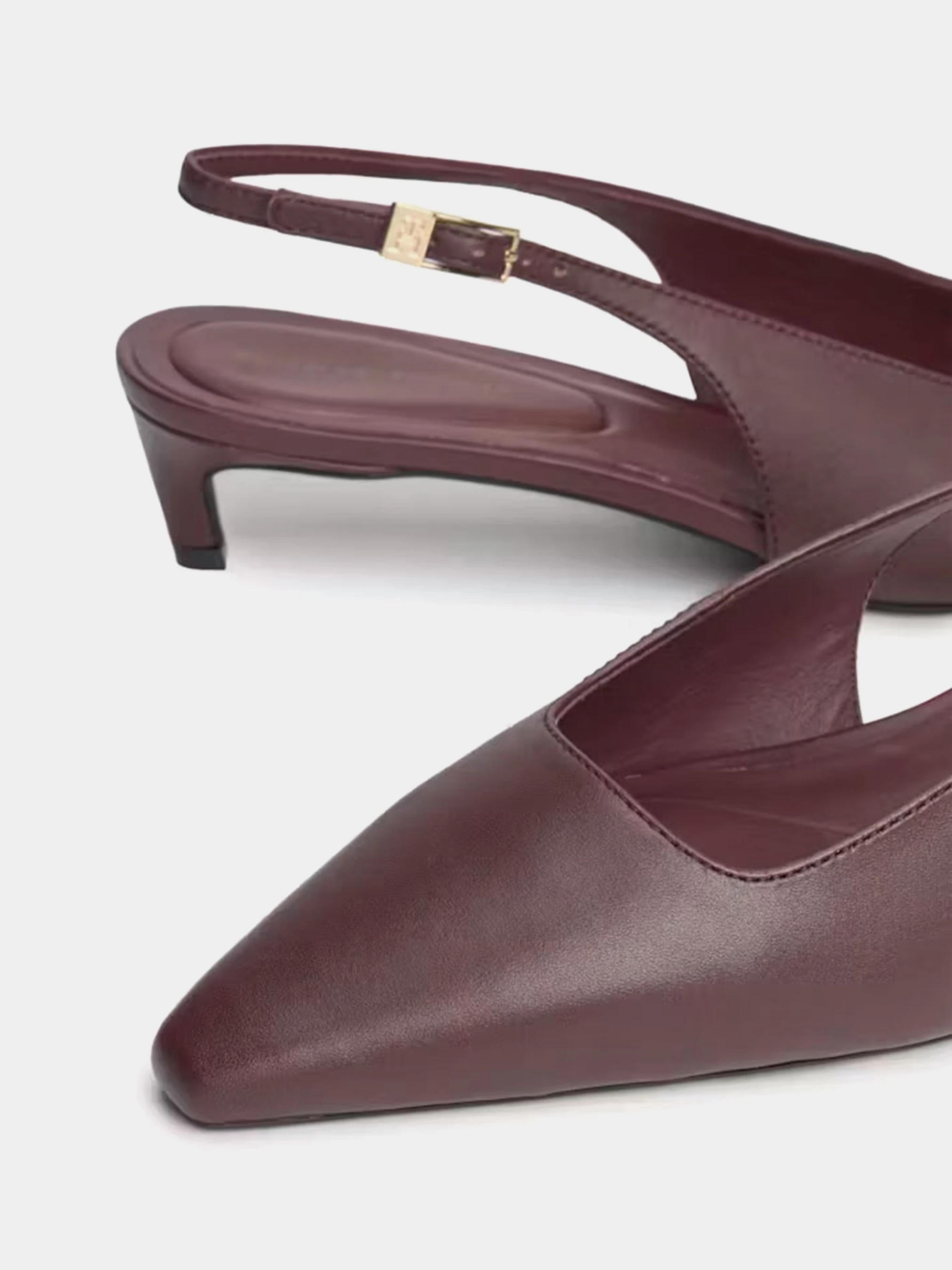 Туфлі та лофери Tommy Hilfiger TH BUCKLE SLINGBACK LOW PUMP модель FW0FW09009-XI8 — фото 6