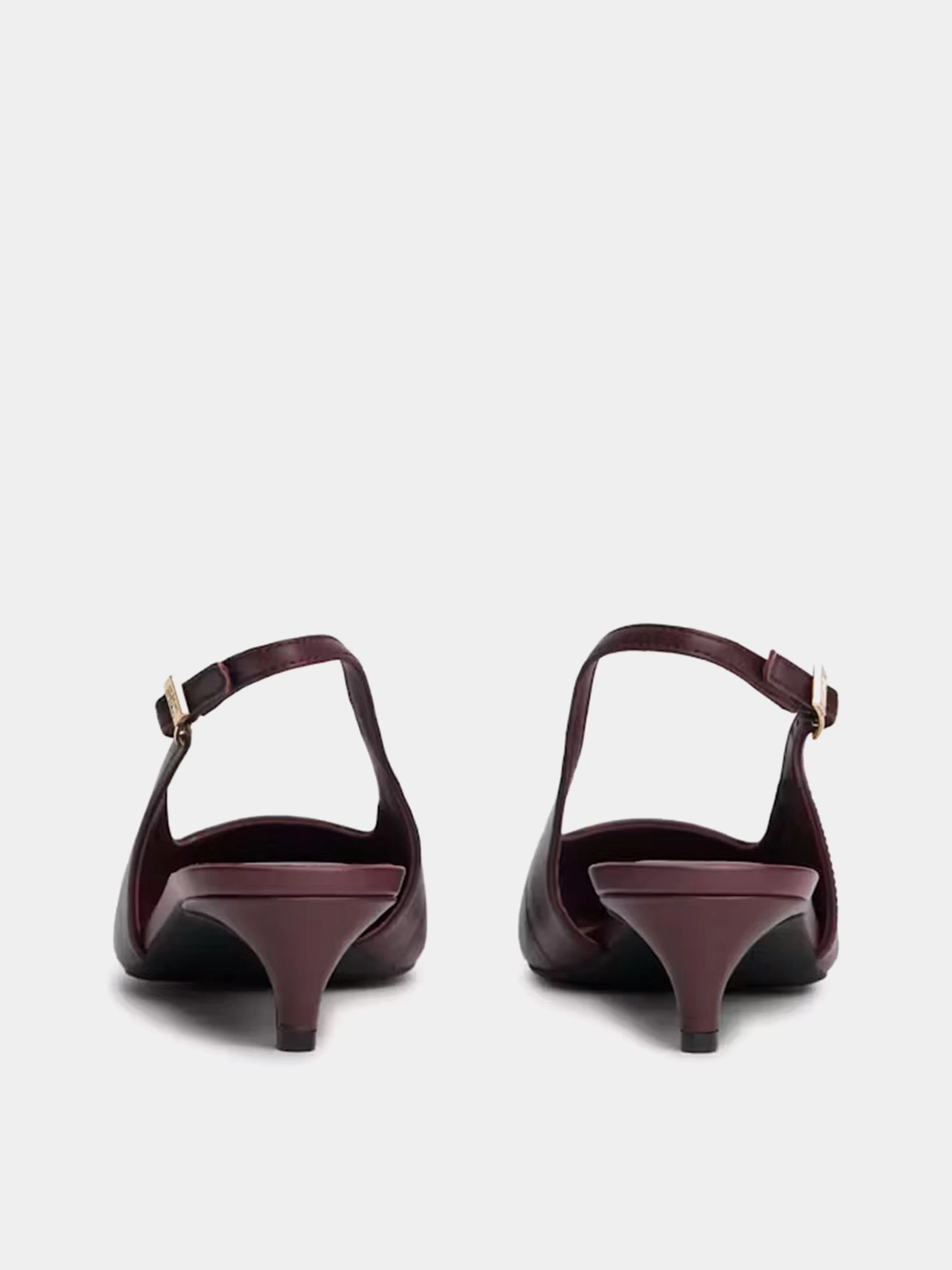 Шкіряні Жіночі Слінгбеки Tommy Hilfiger TH BUCKLE SLINGBACK LOW PUMP фото 2