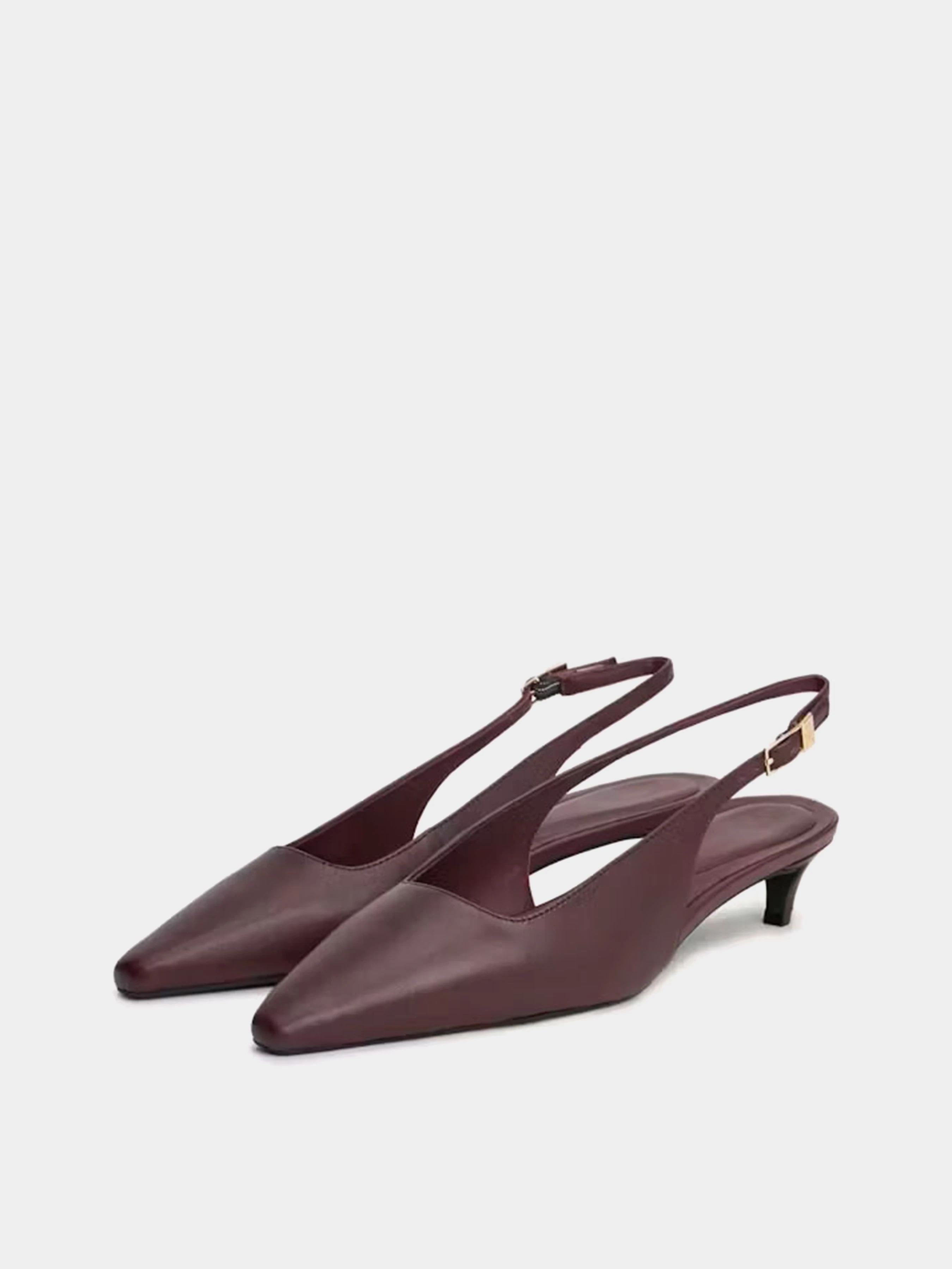 Шкіряні Жіночі Слінгбеки Tommy Hilfiger TH BUCKLE SLINGBACK LOW PUMP фото 3