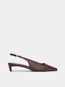 Туфли и лоферы Tommy Hilfiger TH BUCKLE SLINGBACK LOW PUMP модель FW0FW09009-XI8 Фото