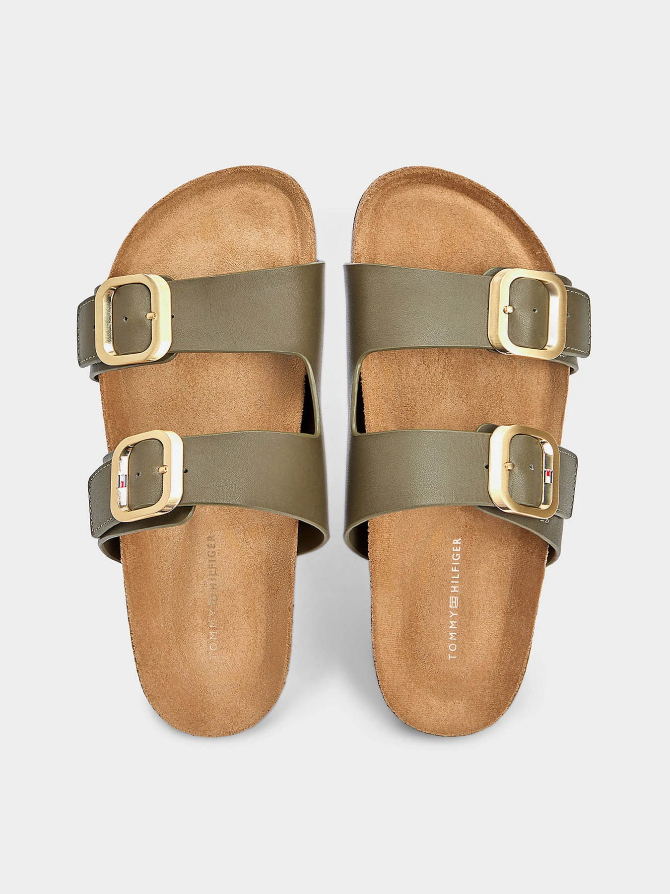 Шлёпанцы Tommy Hilfiger TH CLASSIC CORK SANDAL LEATHER модель FW0FW09118-RBN Шлёпанцы Tommy Hilfiger TH CLASSIC CORK SANDAL LEATHER модель FW0FW09118-RBN Фото