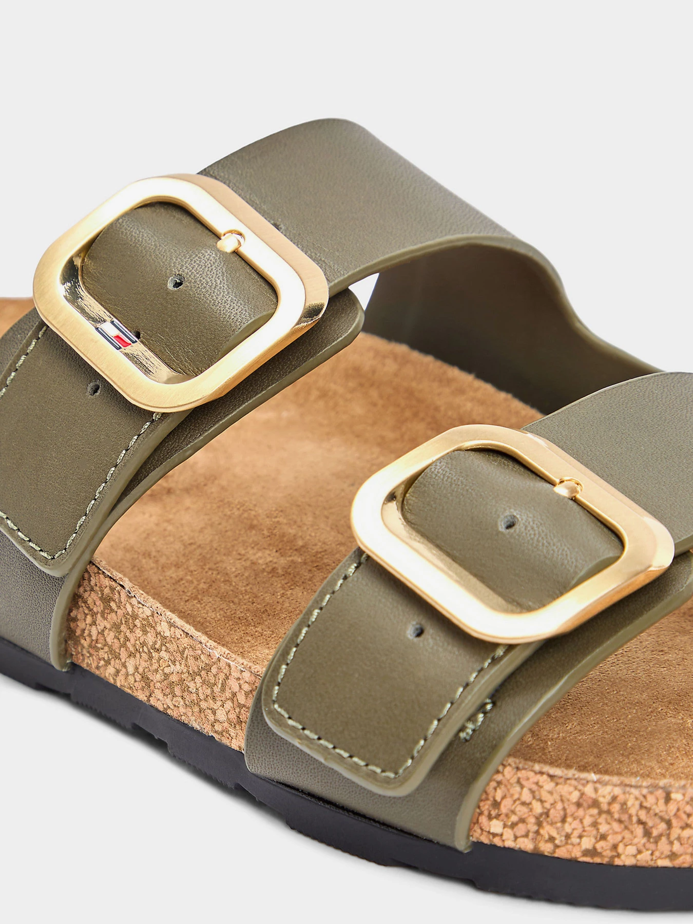 Шлёпанцы Tommy Hilfiger TH CLASSIC CORK SANDAL LEATHER модель FW0FW09118-RBN Шлёпанцы Tommy Hilfiger TH CLASSIC CORK SANDAL LEATHER модель FW0FW09118-RBN Фото
