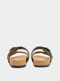 Шлёпанцы Tommy Hilfiger TH CLASSIC CORK SANDAL LEATHER модель FW0FW09118-RBN Фото