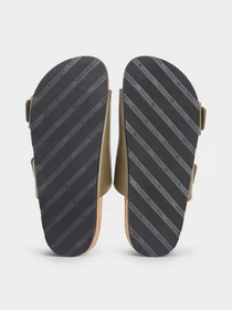 Шлёпанцы Tommy Hilfiger TH CLASSIC CORK SANDAL LEATHER модель FW0FW09118-RBN Фото