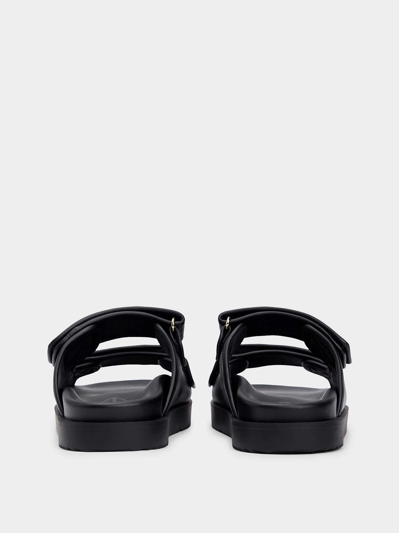 Шлёпанцы Tommy Hilfiger DOUBLE STRAP LEATHER SANDAL модель FW0FW09121-BDS Фото