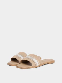 Шльопанці Tommy Hilfiger FLAT MULE WEBBING модель FW0FW09217-RBC Фото