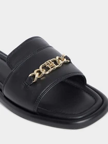 Шльопанці Tommy Hilfiger LEATHER HORSEBIT MULE модель FW0FW09336-BDS Фото