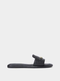 Шлёпанцы Tommy Hilfiger LEATHER HORSEBIT MULE модель FW0FW09336-BDS Фото