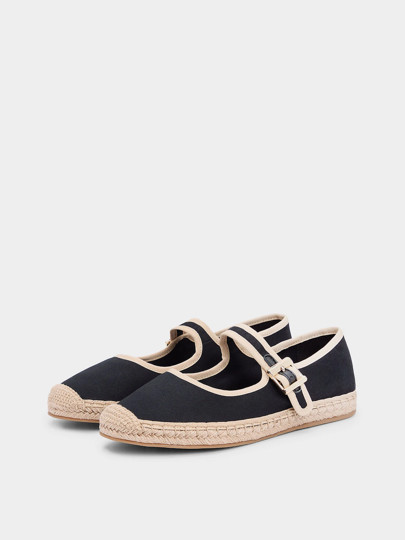 Туфли и лоферы Tommy Hilfiger BUCKLE MARYJANE ESPADRILLE модель FW0FW09239-BDS Фото