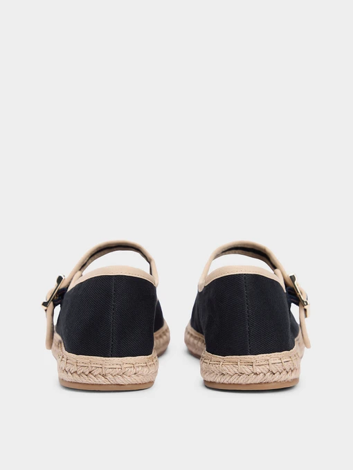 Бавовняні Жіночі Балетки Tommy Hilfiger BUCKLE MARYJANE ESPADRILLE фото 3
