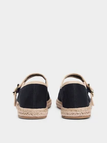 Туфли и лоферы Tommy Hilfiger BUCKLE MARYJANE ESPADRILLE модель FW0FW09239-BDS Фото
