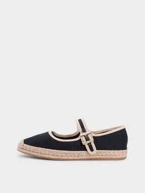 Туфли и лоферы Tommy Hilfiger BUCKLE MARYJANE ESPADRILLE модель FW0FW09239-BDS Фото