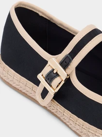 Туфли и лоферы Tommy Hilfiger BUCKLE MARYJANE ESPADRILLE модель FW0FW09239-BDS Фото