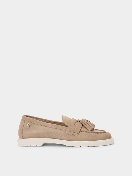 Туфли и лоферы Tommy Hilfiger LIGHT SUEDE TASSEL LOAFER модель FW0FW09285-RBT Фото