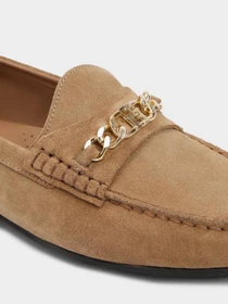 Туфли и лоферы Tommy Hilfiger TH CHAIN SUEDE LOAFER модель FW0FW09327-RBC Фото