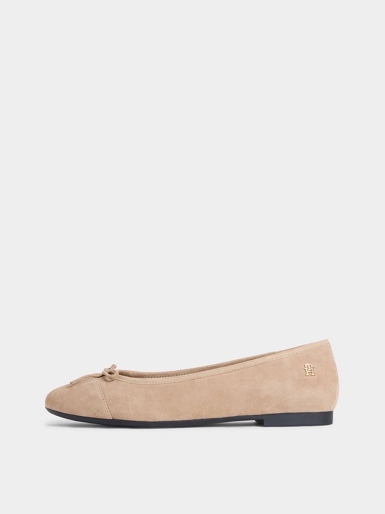 Туфли и лоферы Tommy Hilfiger HILFIGER SUEDE BALLERINA модель FW0FW09357-RBC Фото