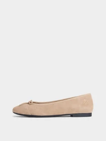 Туфли и лоферы Tommy Hilfiger HILFIGER SUEDE BALLERINA модель FW0FW09357-RBC Фото