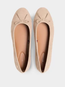 Туфли и лоферы Tommy Hilfiger HILFIGER SUEDE BALLERINA модель FW0FW09357-RBC Фото