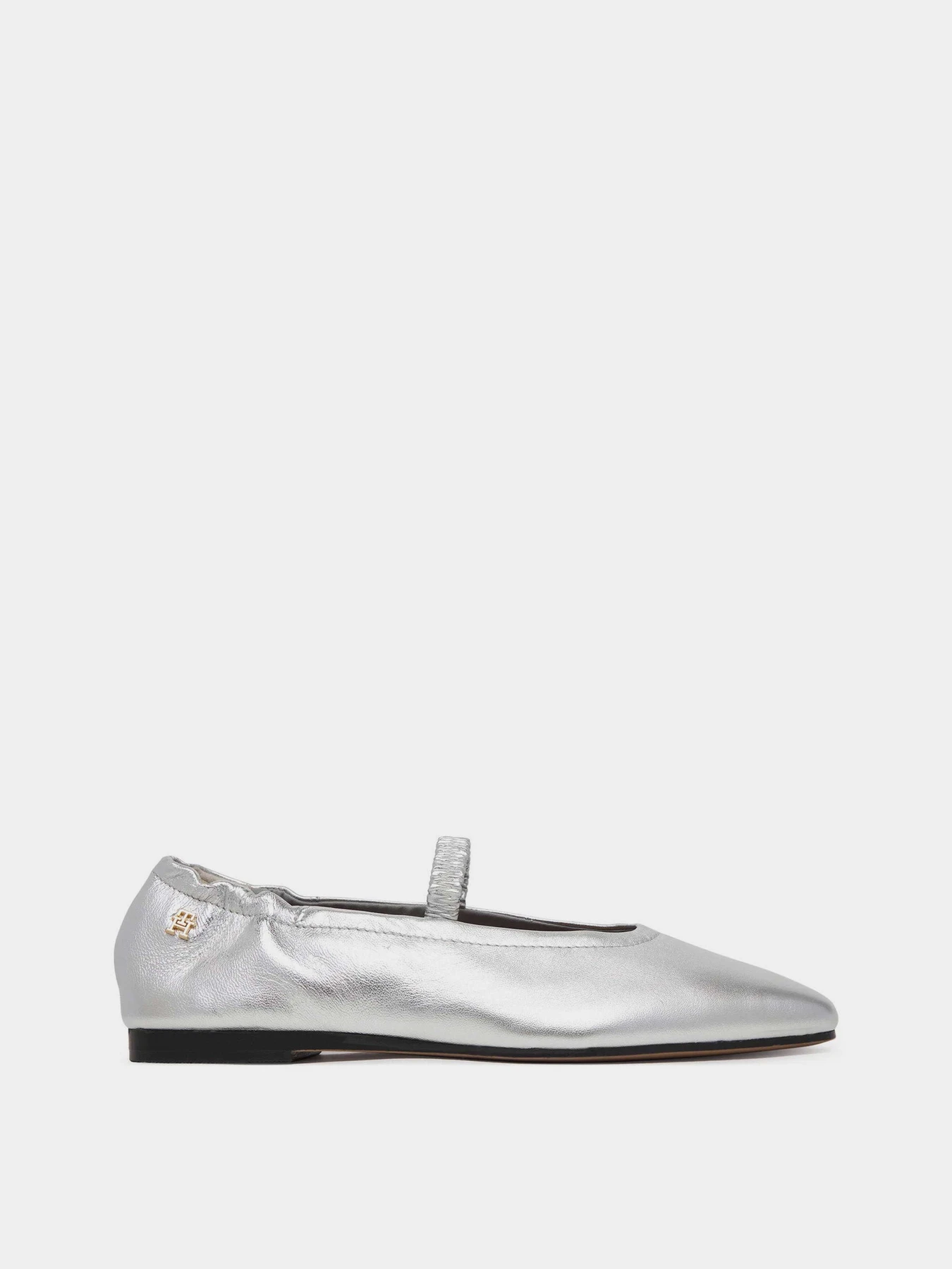 Туфли и лоферы Tommy Hilfiger SILVER LTH ELLASTIC BALLERINA модель FW0FW09466-0IM Туфли и лоферы Tommy Hilfiger SILVER LTH ELLASTIC BALLERINA модель FW0FW09466-0IM Фото
