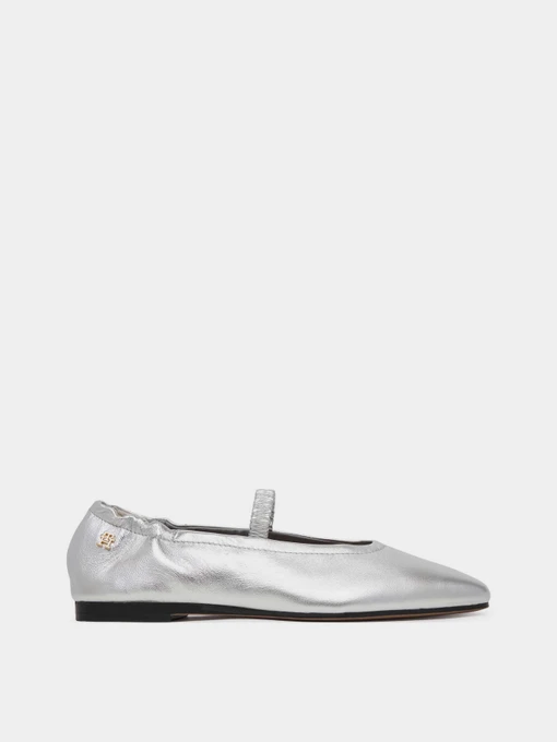 Туфлі та лофери Tommy Hilfiger SILVER LTH ELLASTIC BALLERINA модель FW0FW09466-0IM Фото