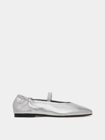 Туфли и лоферы Tommy Hilfiger SILVER LTH ELLASTIC BALLERINA модель FW0FW09466-0IM Фото