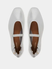 Туфли и лоферы Tommy Hilfiger SILVER LTH ELLASTIC BALLERINA модель FW0FW09466-0IM Фото
