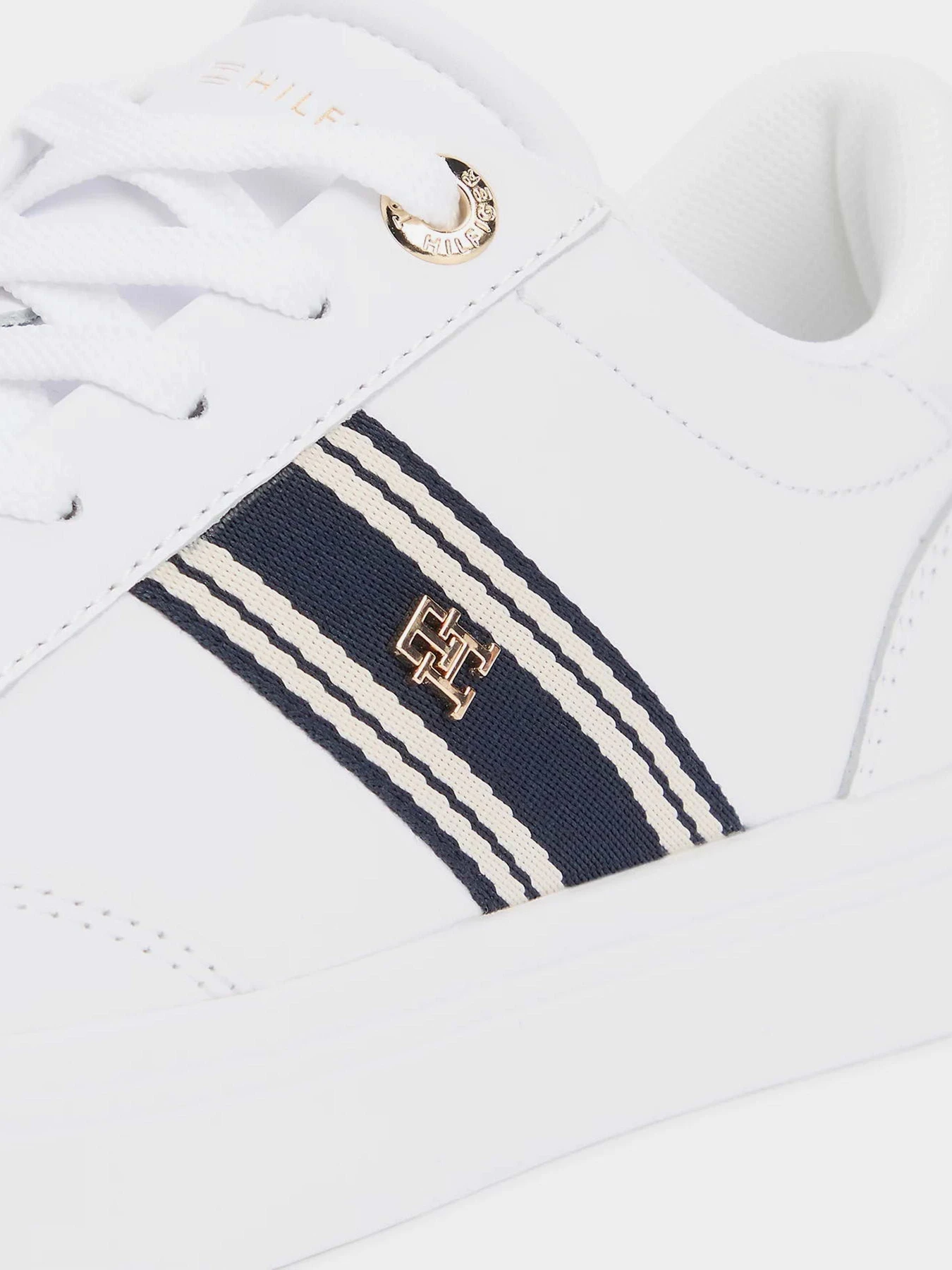 Кеды Tommy Hilfiger TH CHIC CUPSOLE WEBBING модель FW0FW09354-YBS Фото