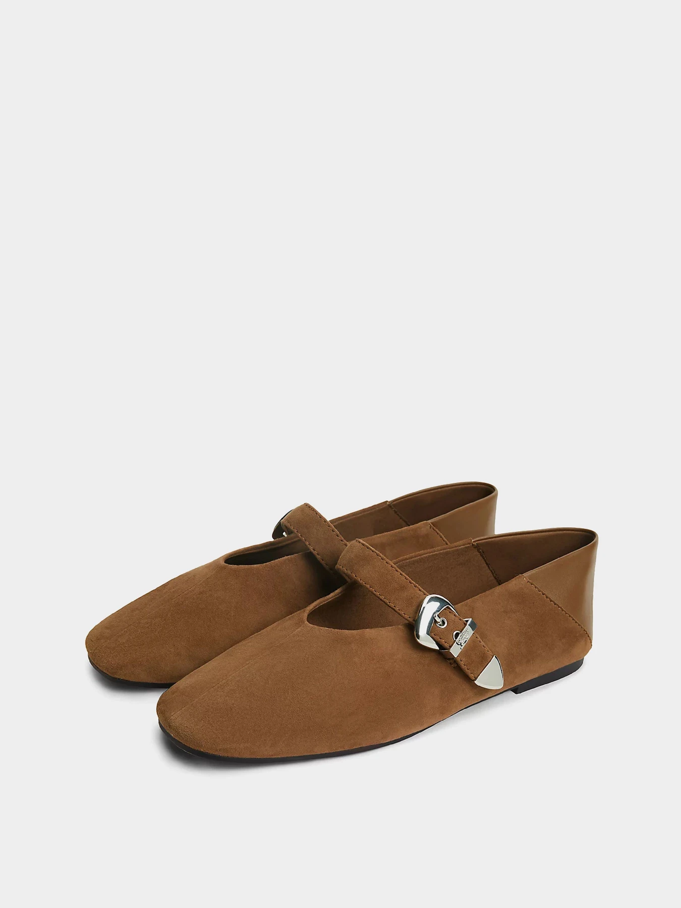 Туфли и лоферы Tommy Hilfiger TJW BALLERINA SUEDE модель EN0EN03067-GWS Фото