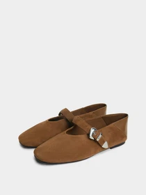 Туфли и лоферы Tommy Hilfiger TJW BALLERINA SUEDE модель EN0EN03067-GWS Фото
