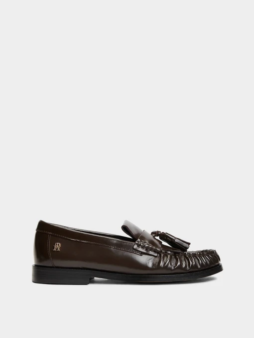 Туфли и лоферы Tommy Hilfiger TH LOAFER TASSEL ABRASIVATO модель FW0FW09460-BCR Фото