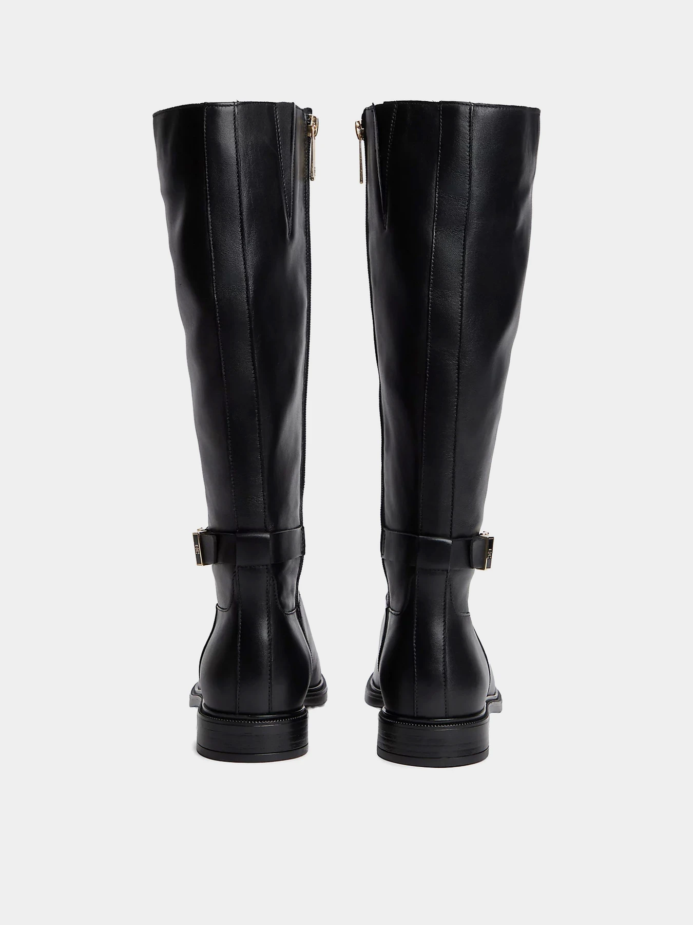 Ботинки и сапоги Tommy Hilfiger TH BUCKLE LEATHER KNEE BOOT модель FW0FW09572-BDS Фото