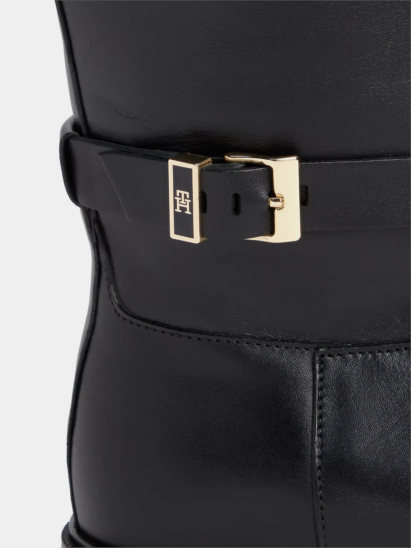 Ботинки и сапоги Tommy Hilfiger TH BUCKLE LEATHER KNEE BOOT модель FW0FW09572-BDS Фото