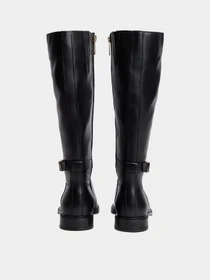 Ботинки и сапоги Tommy Hilfiger TH BUCKLE LEATHER KNEE BOOT модель FW0FW09572-BDS Фото