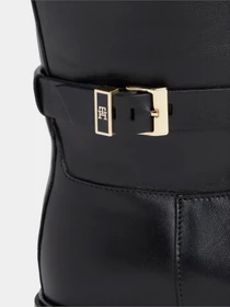 Ботинки и сапоги Tommy Hilfiger TH BUCKLE LEATHER KNEE BOOT модель FW0FW09572-BDS Фото