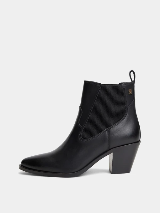 Шкіряні Жіночі Ботильйони Tommy Hilfiger LEATHER WESTERN CHELSEA BOOT фото 2
